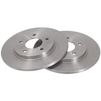 2 brake discs full Ø 278 mm 11 mm A.B.S. for OPEL...