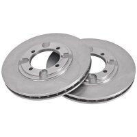 2 brake discs ventilated Ø 256 mm 24 mm A.B.S. for...