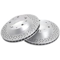 2 brake discs perforated Ø 299 mm 24 mm A.B.S. for...