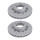 2 brake discs two-piece Ø 322 mm 32 mm A.B.S. for PORSCHE 911 and others