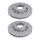 2 brake discs two-piece Ø 322 mm 32 mm A.B.S. for PORSCHE 911 and others
