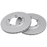 2 brake discs ventilated Ø 276 mm 20 mm A.B.S. for...