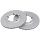 2 brake discs ventilated Ø 276 mm 20 mm A.B.S. for HYUNDAI H-1 and others