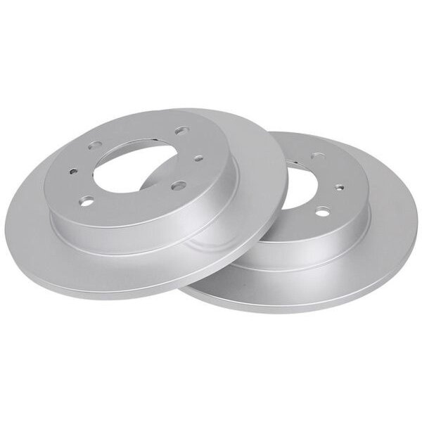 2 brake discs full Ø 258 mm 10 mm A.B.S. for HYUNDAI ELANTRA and others