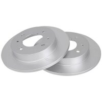 2 brake discs full Ø 258 mm 10 mm A.B.S. for...