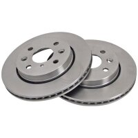 2 brake discs ventilated Ø 242 mm 20 mm A.B.S. for...