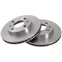 2 brake discs ventilated Ø 232 mm 18 mm A.B.S. for...