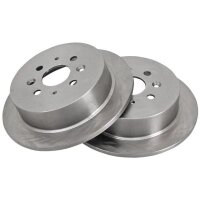 2 brake discs full Ø 270 mm 10 mm A.B.S. for KIA...