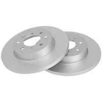 2 brake discs full Ø 261 mm 13 mm A.B.S. for ROVER...
