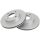 2 brake discs ventilated Ø 235 mm 20 mm A.B.S. for SUZUKI BALENO and others
