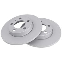 2 brake discs fully non-ventilated Ø 239 mm 10 mm...