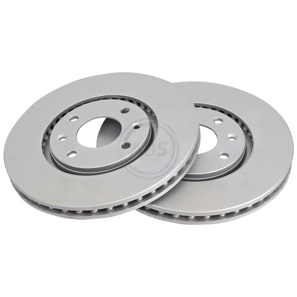 2 brake discs ventilated Ø 283 mm 26 mm A.B.S. for PEUGEOT 406 and others