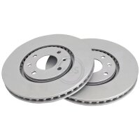 2 brake discs ventilated Ø 283 mm 26 mm A.B.S. for...