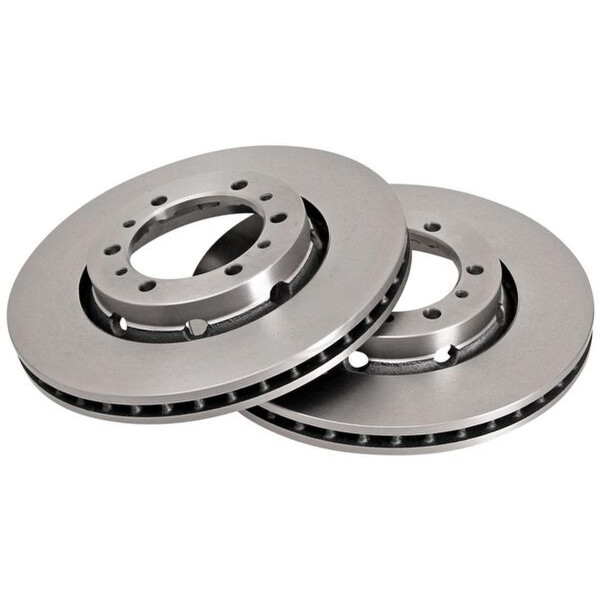 2 brake discs ventilated Ø 276 mm 24 mm A.B.S. for e.g. MITSUBISHI L400