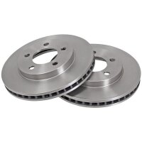 2 brake discs ventilated Ø 258 mm 26.1 mm A.B.S....