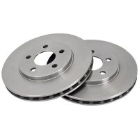 2 brake discs ventilated Ø 257 mm 24 mm A.B.S. for...