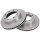 2 brake discs ventilated Ø 329 mm 30 mm A.B.S. for various cars