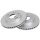 2 brake discs ventilated Ø 256 mm 24 mm A.B.S. for MITSUBISHI ECLIPSE and others