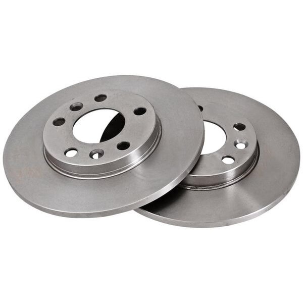2 brake discs full Ø 255 mm 10.5 mm A.B.S. for e.g. RENAULT 21