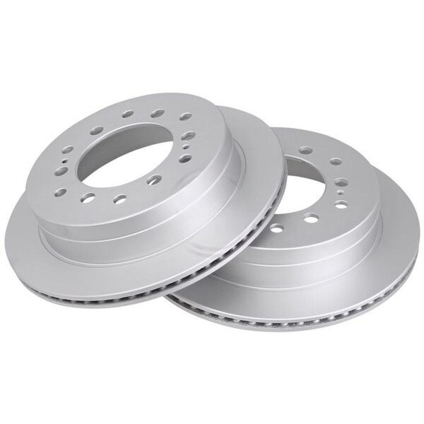 2 brake discs ventilated Ø 312 mm 18 mm A.B.S. for TOYOTA LAND and others