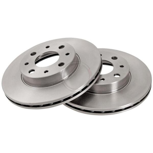 2 brake discs ventilated Ø 240 mm 20 mm A.B.S. for FIAT PALIO and others