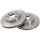 2 brake discs ventilated Ø 240 mm 20 mm A.B.S. for FIAT PALIO and others