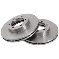 2 brake discs ventilated Ø 258 mm 26 mm A.B.S. for...