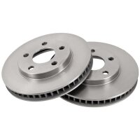 2 brake discs ventilated Ø 278 mm 32.2 mm A.B.S....