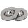 2 brake discs ventilated Ø 305 mm 28 mm A.B.S. for PEUGEOT 406