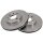 2 Bremsscheiben belüftet Ø 256 mm 24 mm A.B.S. für u.a. DAEWOO NUBIRA