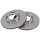 2 brake discs ventilated Ø 234 mm 16 mm A.B.S. for DAIHATSU MOVE