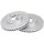 2 brake discs ventilated Ø 256 mm 24 mm A.B.S. for OPEL ASTRA and others