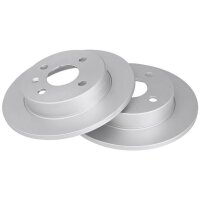 2 brake discs full Ø 240 mm 10 mm A.B.S. for OPEL...