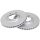 2 Bremsscheiben belüftet Ø 254 mm 24 mm A.B.S. für MITSUBISHI L200