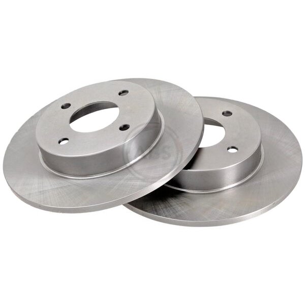 2 brake discs full Ø 278 mm 10 mm A.B.S. for NISSAN PRIMERA and others
