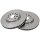 2 brake discs ventilated Ø 310 mm 28 mm A.B.S. for e.g. ALFA ROMEO 166