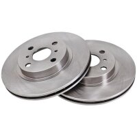 2 brake discs ventilated Ø 258 mm 22 mm A.B.S. for...