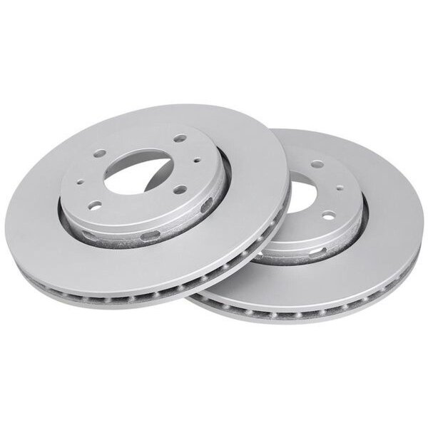 2 brake discs ventilated Ø 281 mm 24 mm A.B.S. for VOLVO S40 and others