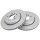 2 brake discs ventilated Ø 320 mm 22 mm A.B.S. for BMW 3 Series and others