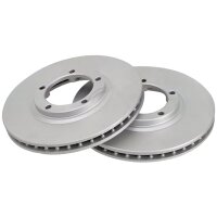 2 brake discs ventilated Ø 254 mm 24 mm A.B.S. for...