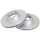 2 brake discs ventilated Ø 280 mm 24 mm A.B.S. for e.g. OPEL MOVANO