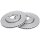 2 brake discs ventilated Ø 284 mm 22 mm A.B.S. for ROVER 75 and others