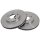 2 brake discs ventilated Ø 305 mm 28 mm A.B.S. for JAGUAR XJ and others