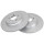 2 brake discs full Ø 331 mm 14 mm A.B.S. for MERCEDES-BENZ M-CLASS