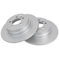 2 brake discs fully non-ventilated Ø 280 mm 10 mm...