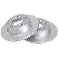 2 brake discs fully non-ventilated Ø 255 mm 10 mm...