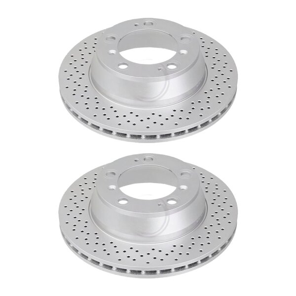 2 brake discs ventilated Ø 299 mm 24 mm A.B.S. for PORSCHE 911 and others