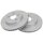 2 brake discs ventilated Ø 303 mm 26 mm A.B.S. for MERCEDES-BENZ M-CLASS