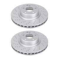 2 brake discs perforated Ø 330 mm 32 mm A.B.S. for...