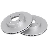 2 brake discs ventilated Ø 238 mm 18 mm A.B.S. for...